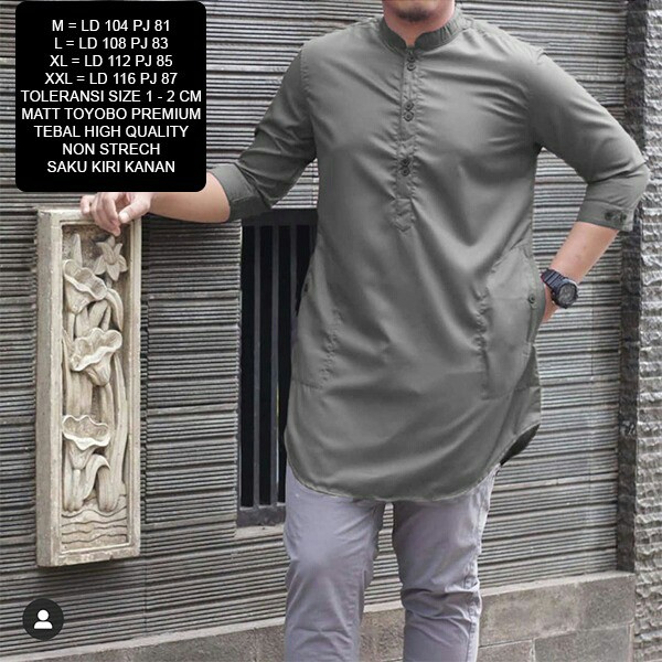 BAJU MUSLIM KOKO SALMAN TERBARU SIZE M, L, XL, XXL