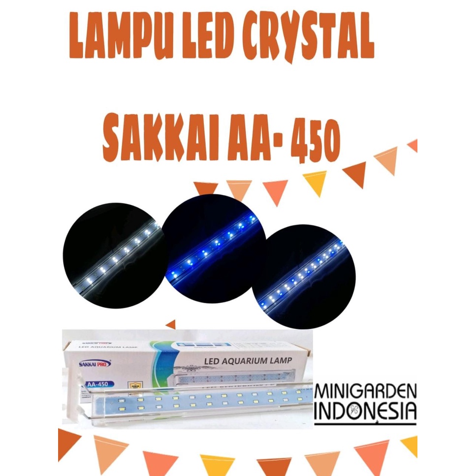 SAKKAI PRO AA-450 LAMPU CRYSTAL LED AQUARIUM AQUASCAPE GANTUNG 14 WATT