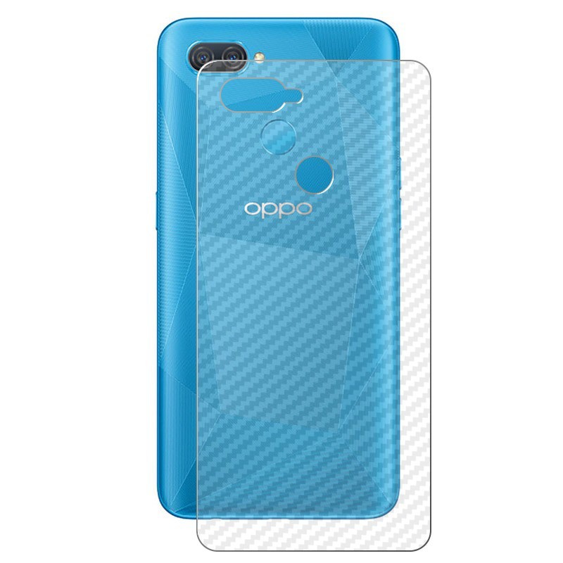 GARSKIN Sticker Carbon OPPO RENO 3 A91 F15/RENO 8/RENO 8 5G Skin Carbon Transparan Fiber Protection Back Sticker Carb