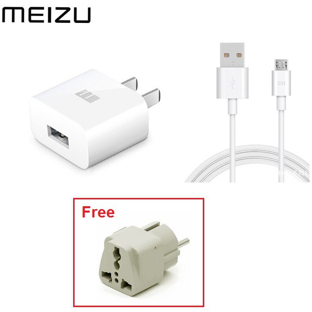 Charger MEIZU M1,M2,M3,M4,M5 2A UP0520 + Kabel Data original100%asli