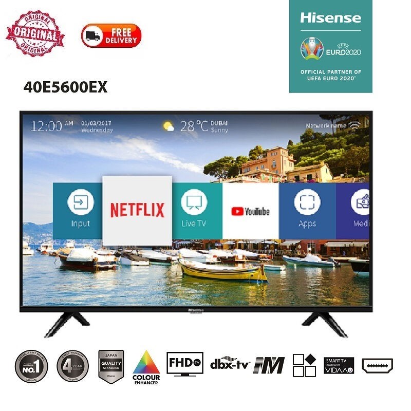 18++ Hisense smart tv 40e5600ex information