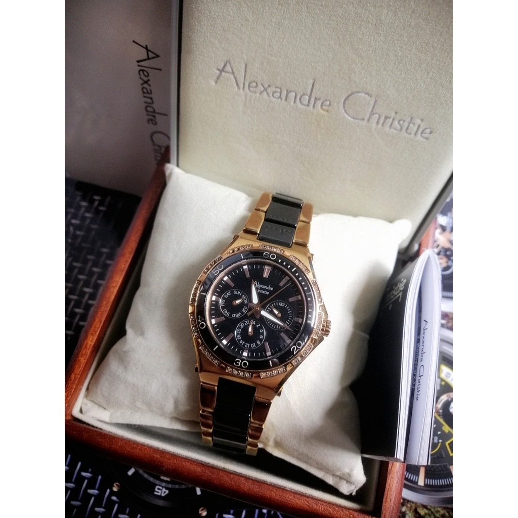 Jam tangan wanita Alexander Christie AC2294 Original