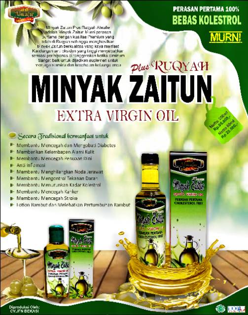 Minyak Zaitun Plus Ruqyah 350 Ml Shopee Indonesia