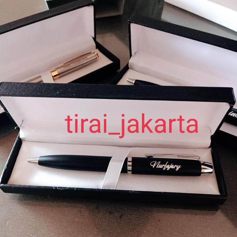 Pen parker TW + grafir nama + box