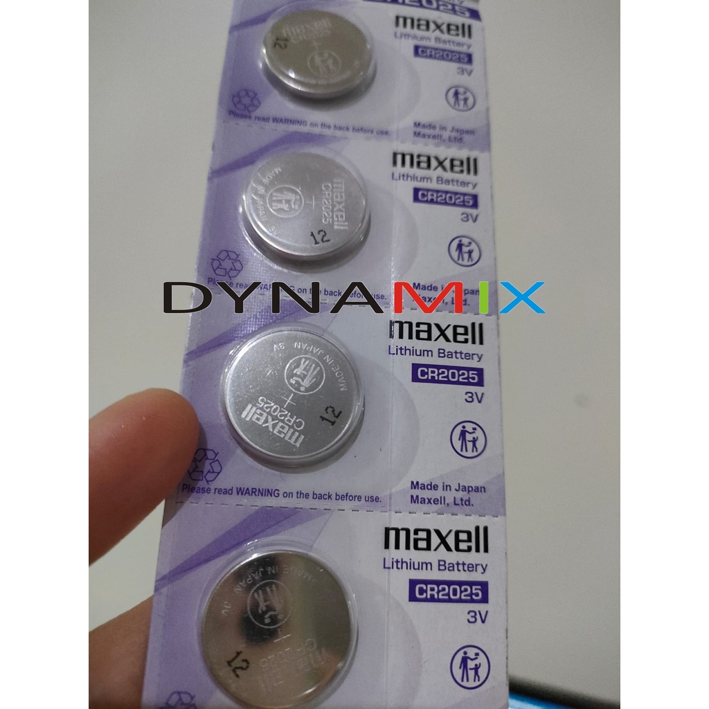 Baterai MAXELL CR2025 CR 2025 Lithium Original Japan | Baterai Jam Tangan Kalkulator Remote