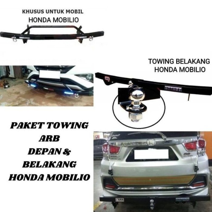 TOING BUMPER BEMPER BESI TOWING DEPAN BELAKANG HONDA MOBILIO