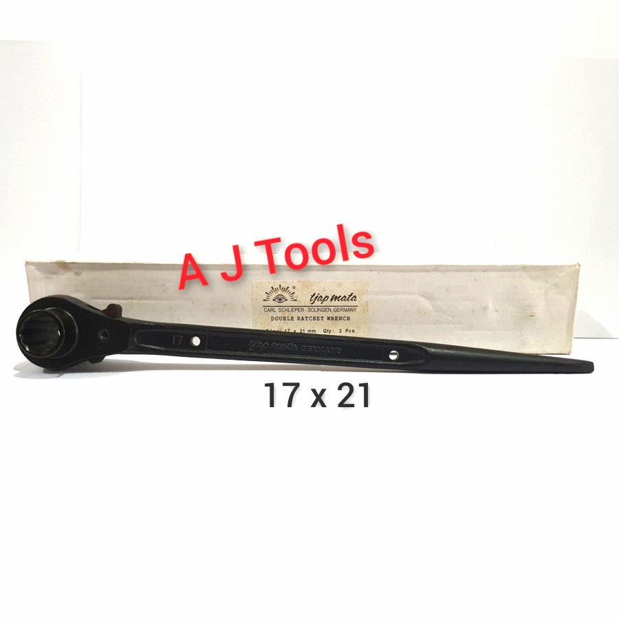 Kunci Ring Ratchet 17 x 21 mm TJAP MATA / EYE BRAND GERMANY