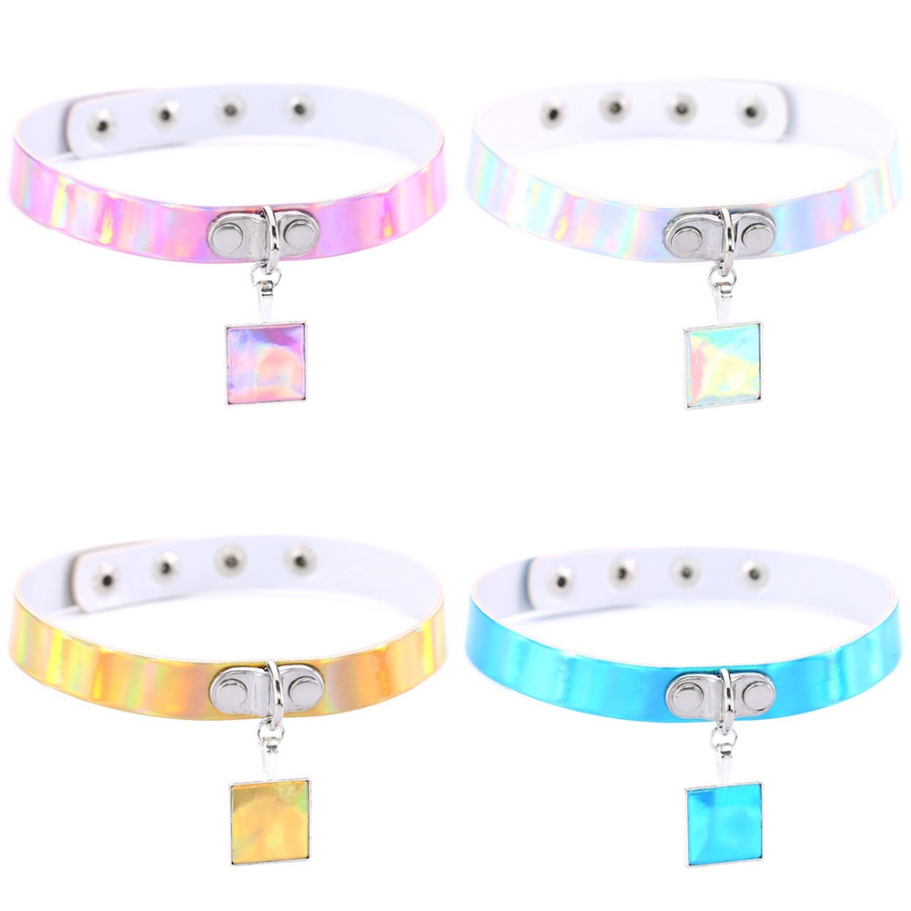 Hu Hu Hu Hu Hu Alat Bantu Pasang Kacamata♡ Kalung Choker Pendek Liontin Salib Gaya Punk Harajuku Untuk Wanita