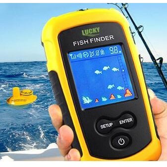 Alat deteksi ikan BERWARNA Wireless Fish Finder