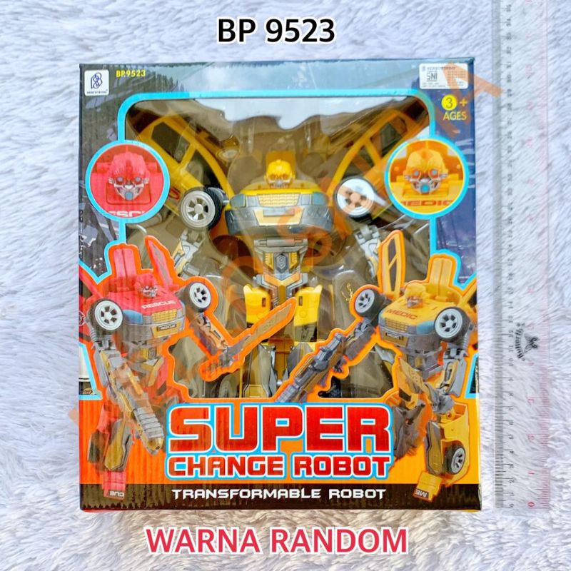 Jual MAINAN BP 9523 SUPER CHANGE ROBOT ROBOTAN BISA BERUBAH BENTUK JADI ...