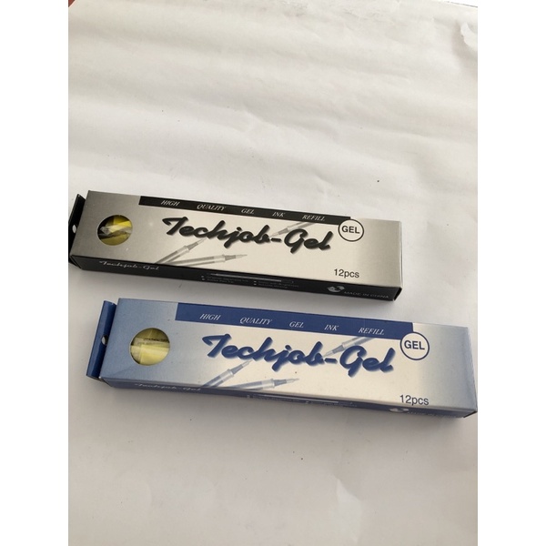 

[1 BOX / 12 PCS ] Refill Pulpen Techjob 0.5 , Refill Isi Tinta Techjob