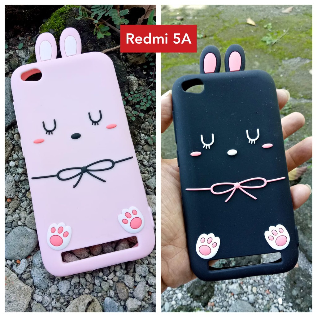 SALE Case 3D Redmi 5A Bunny Miniko Super Imut