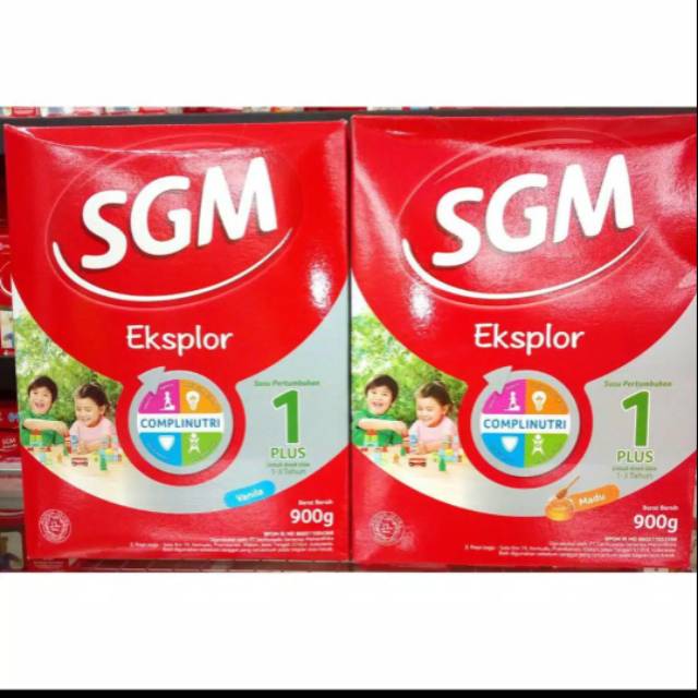 SGM Eksplor 1 Plus 900gr Rasa Madu &amp; Vanilla Shopee