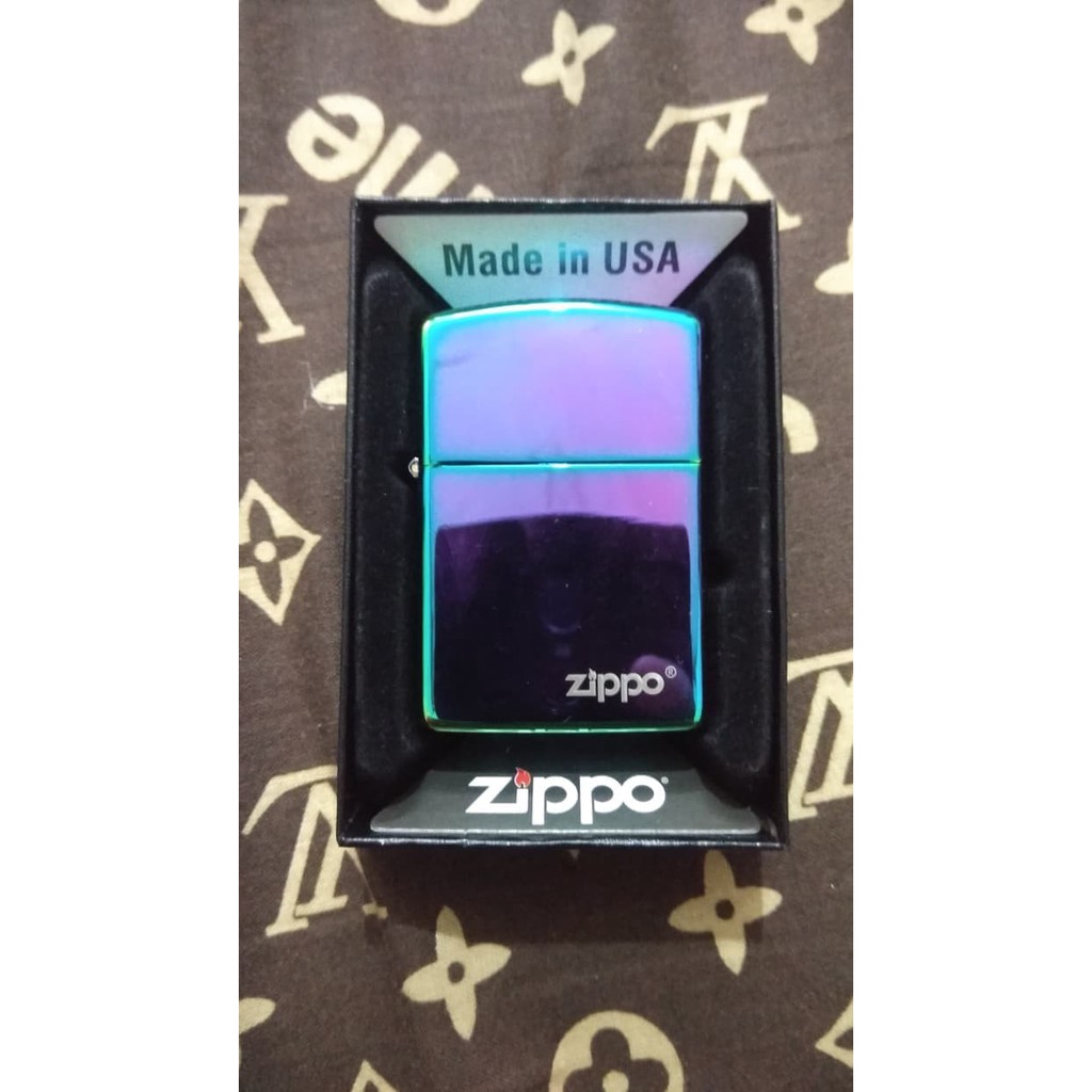 Zippo Pelangi Kw Super - Zippo Pelangi - Lighter - Korek Api - Mancis barang bagus