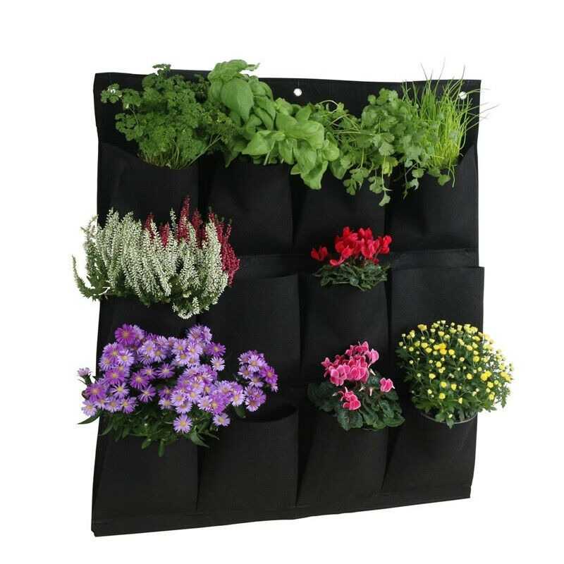 Pot Gantung Bunga Hias Tanaman Vertical Garden 9 Slot - HY001