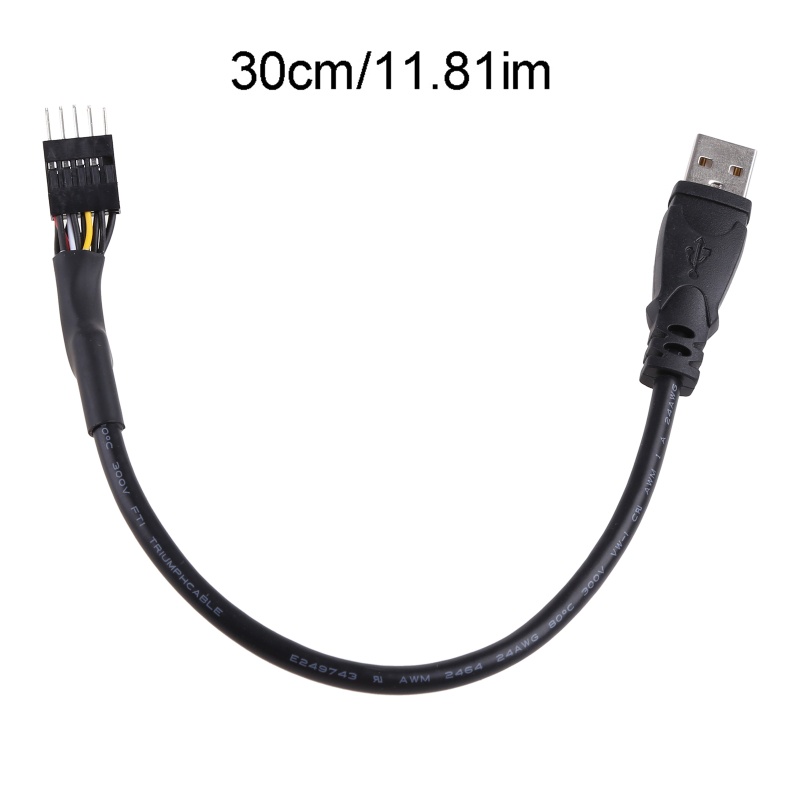 Adaptor Kabel Motherboard btsg 9pin Male to USB A Male Konverter Housing Male/Male