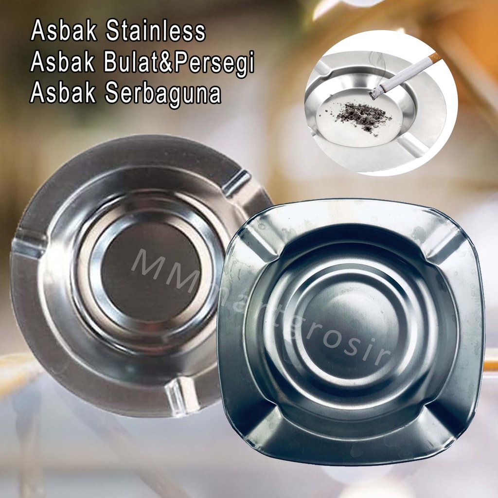 Asbak / Asbak Stainless / Asbak Rokok / Asbak Serbaguna