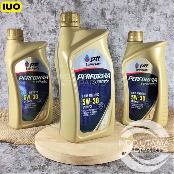 Oli Bensin 5W30 PTT Lubricants Performa Fully Synthetic API SN/CF 1L