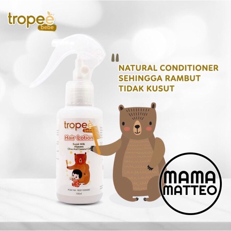 Tropee Bebe Candlenut Oil Sampo Shampoo Minyak Kemiri Hair Lotion Original &amp; Winter Sky 100ml / BANDUNG