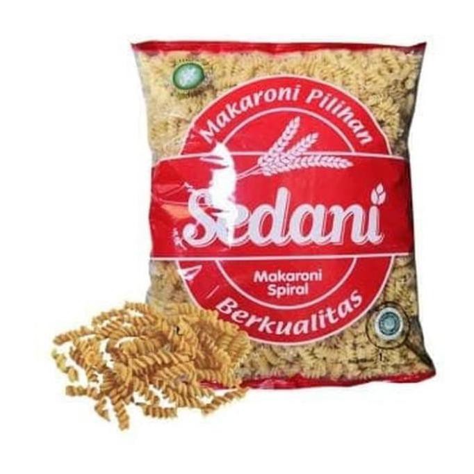 

Terlaris# Sedani Pasta Makaroni Spiral 1000G