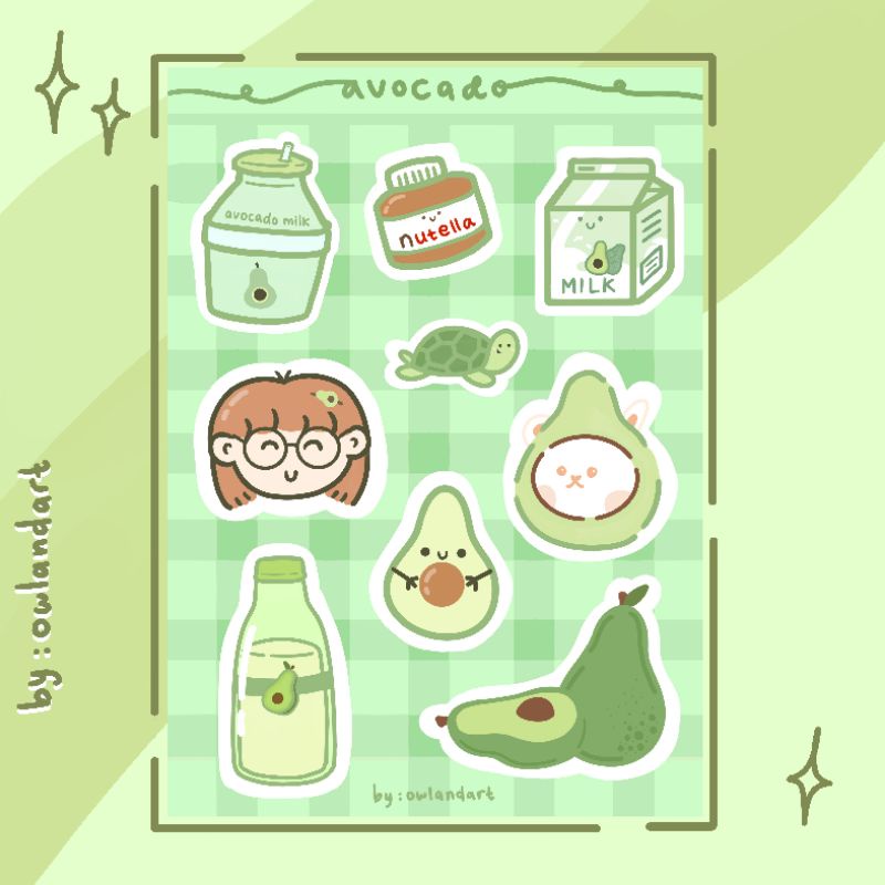 

STICKER DECO - AVOCADO
