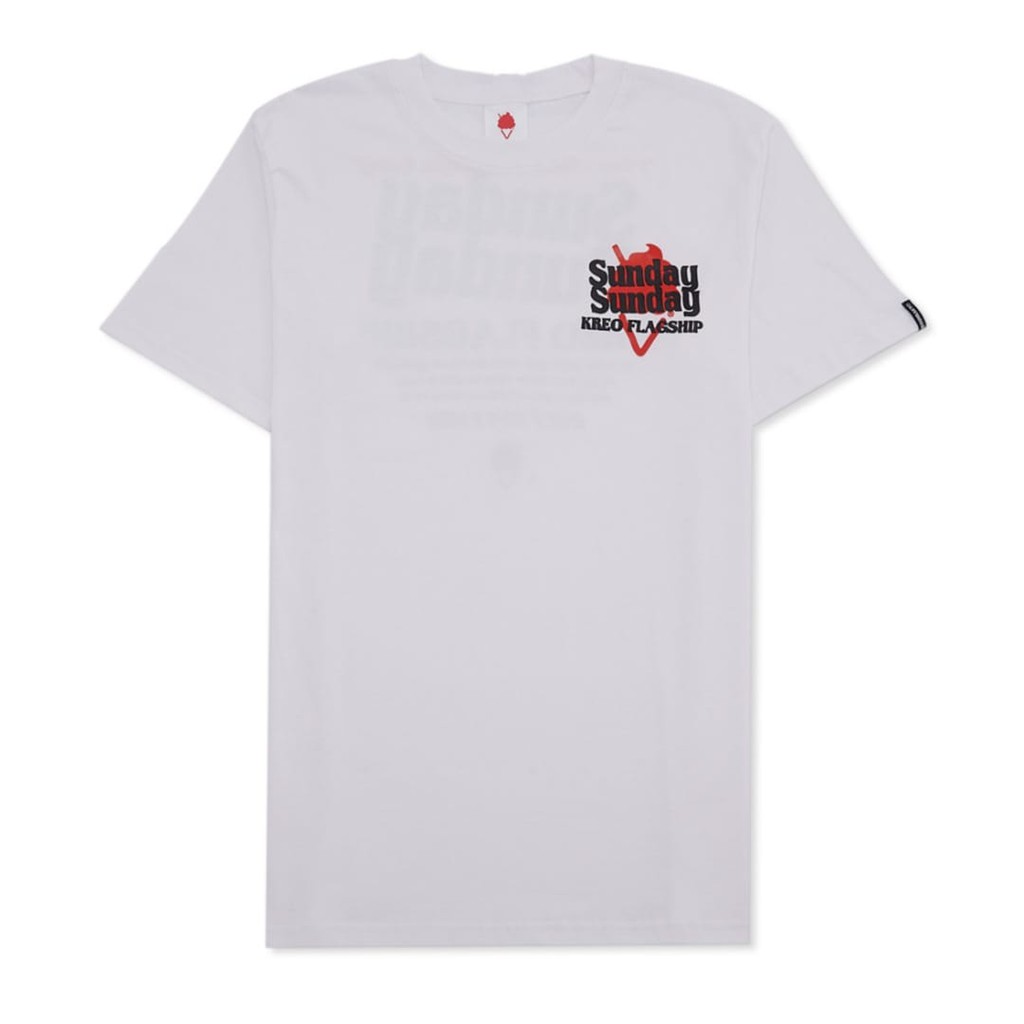 

SundaySundayCo - Kaos Pria - Kreo White