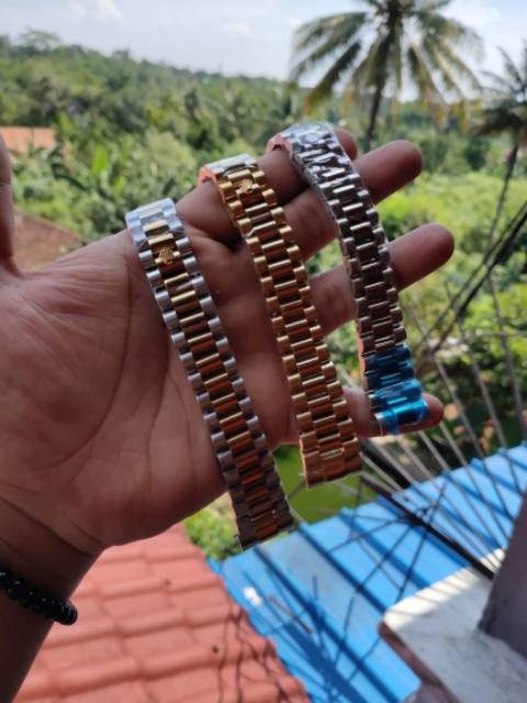 Strap Tali Jam Tangan Rolex presiden solid