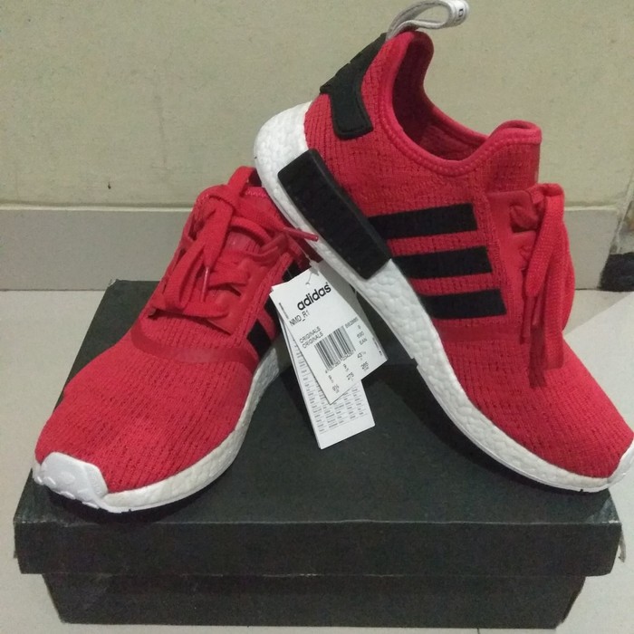 Adidas NMD R1 PK Runner Core Red Nomad Black Original|Adidas Originals