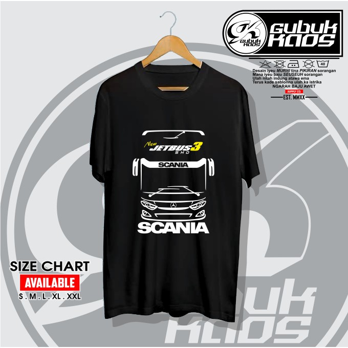 BAJU KAOS JETBUS 3 SCANIA VECTOR - GUBUK.KAOS