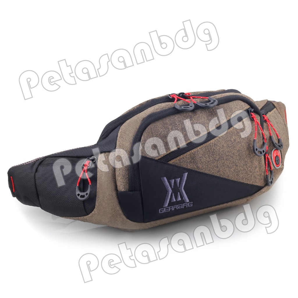 RTM - Tas Waistbag Gear Bag X - Guardian Kanvas Waistbag WITH EARPHONE HOLE -13078