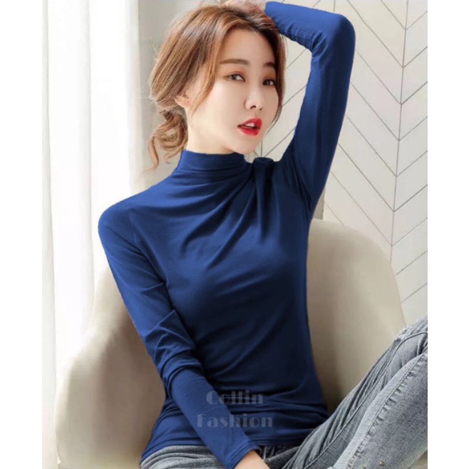 Manset Turtle Neck Lengan Panjang Premium dan Soft