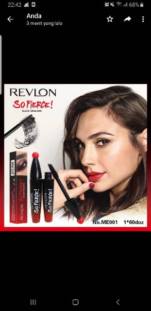 [ ECER ] REVLON SOFIERCE MASCARA &amp; LIQUID EYELINER