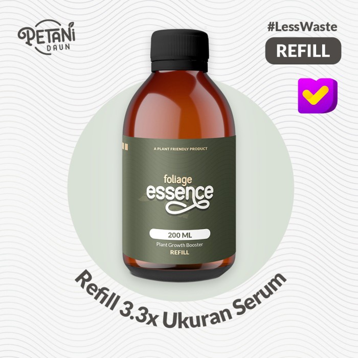 PROMO TERBATAS- FOLIAGE ESSENCE (REFILL 200ml) - Plant Growth Booster