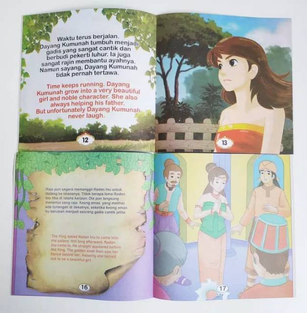 Buku Anak Buku Cerita Bergambar Seri Cerita Rakyat Nusantara 2 Bahasa Shopee Indonesia