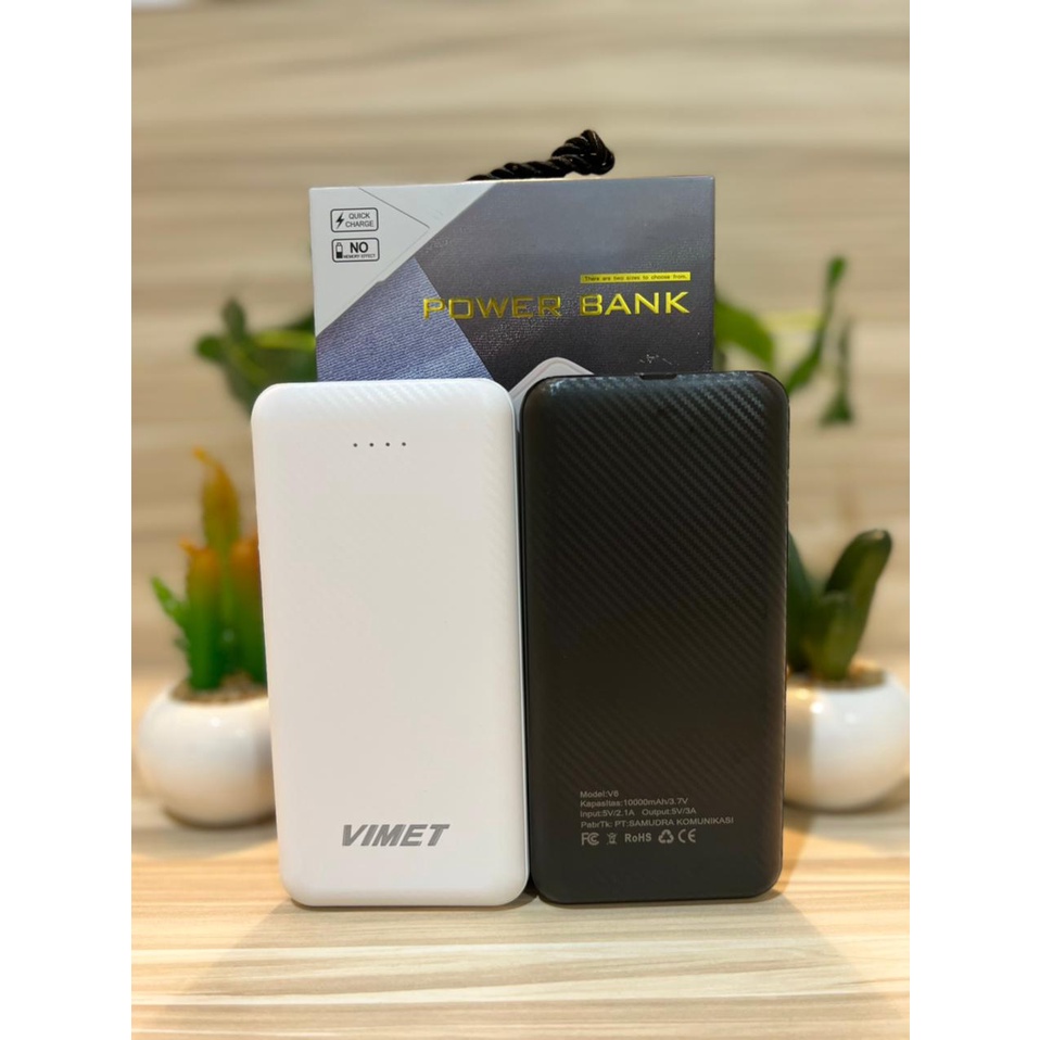 V6 Powerbank 10000mAh Fast Charging Powerbank Portable Universal