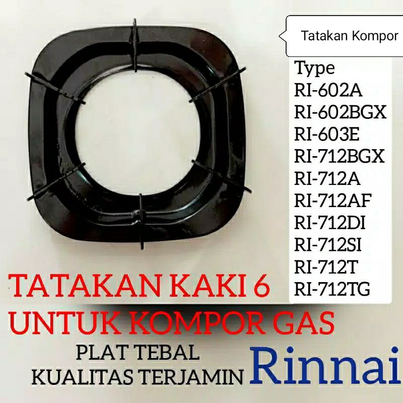 Tatakan kaki 6 , Tatakan  , Dudukan  kompor Gas