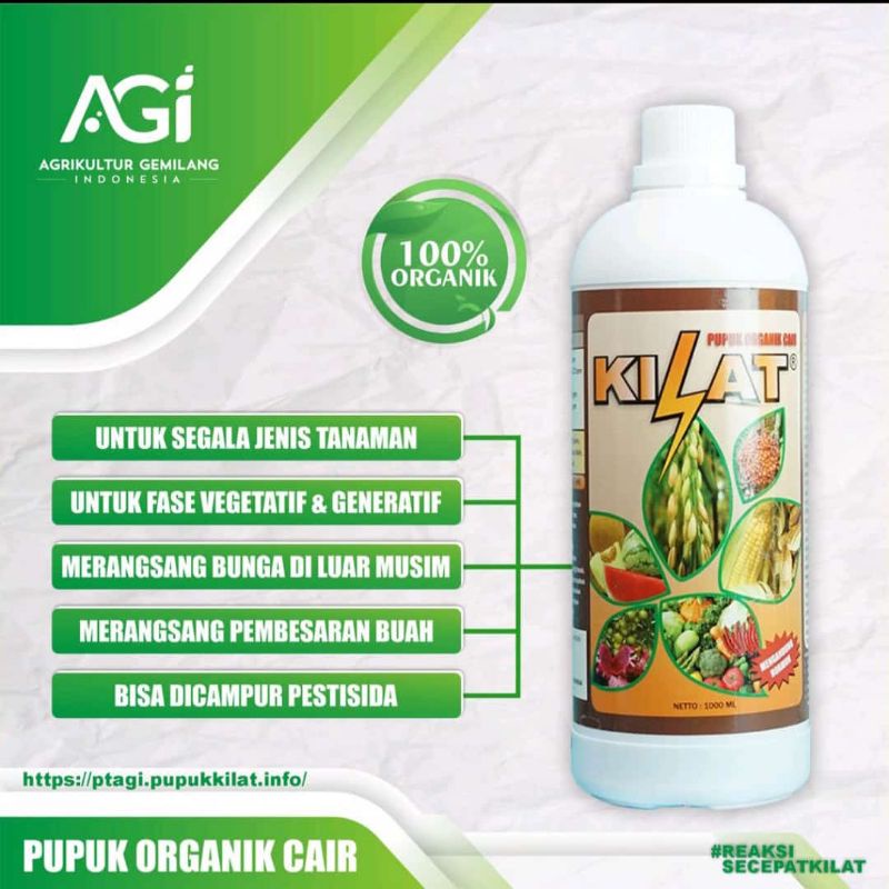 [SIAP KIRIM] pupuk hormon pupuk kilat pupuk cair Pupuk Organik Cair Kilat Poc Kilat Termurah Harga G