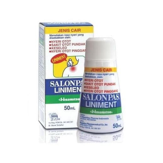 Salonpas Liniment Pereda Nyeri Otot, Nyeri Sendi Dan Keseleo - 50 Ml / Minyak Gosok