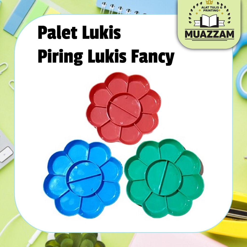 

Palet Lukis / Piring Cat Lukis