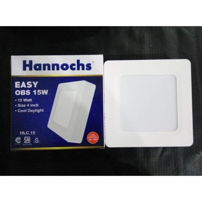 Lampu Led 15 Watt Kotak OBS Hannochs