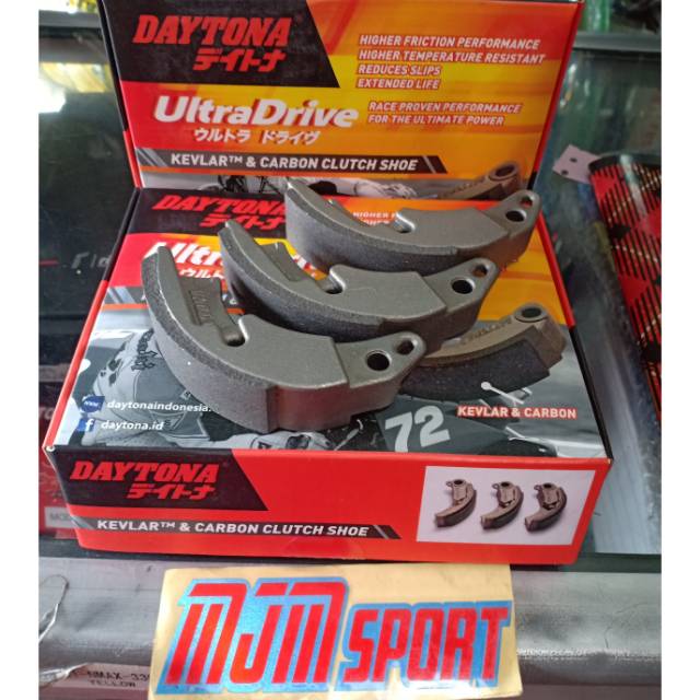 Kampas ganda daytona racing Mio M3 Mio Z dan soul GT125  kampas ganda daytona kevlar