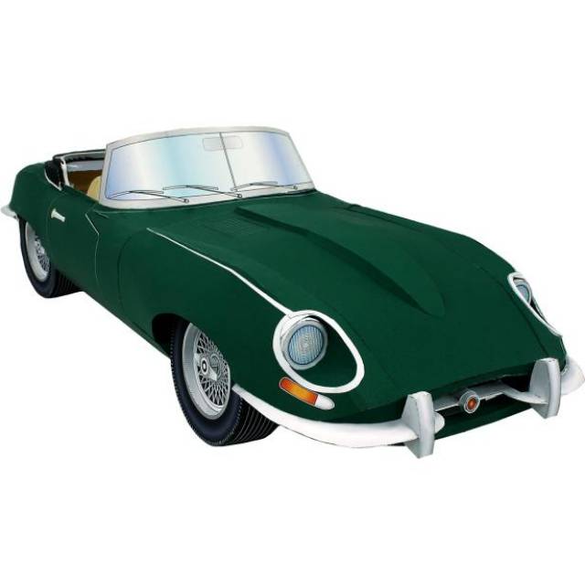 Mobil JAGUAR E TYPE Papercraft