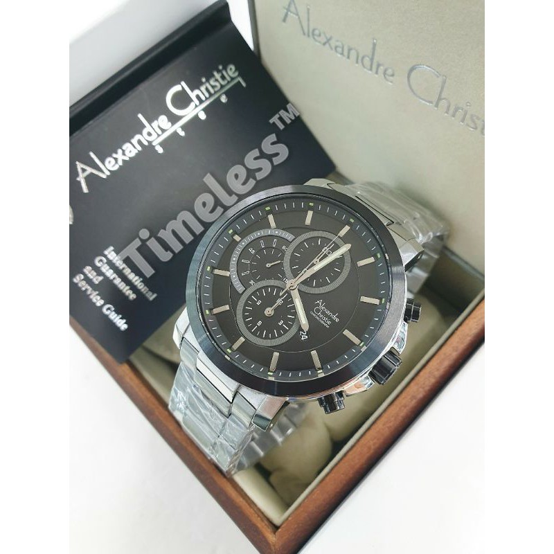 jam tangan pria alexandre christie ac 6350/6563 MC Silver