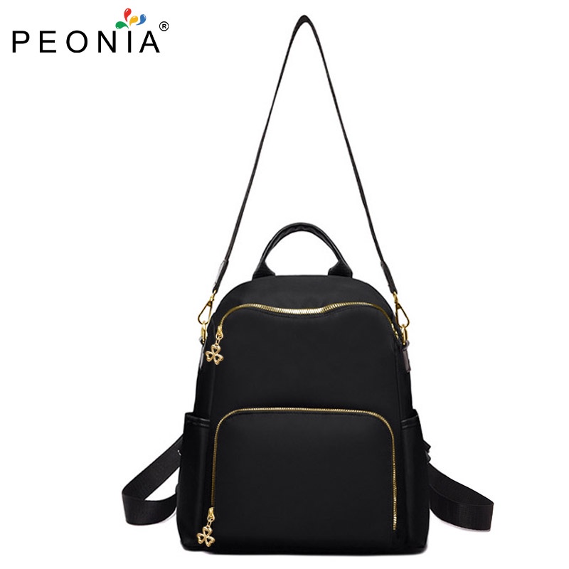 Peonia PNA YOOMI Water Resistant Ransel Korea Tas Wanita Punggung Design Anti Maling Import Kantor Kerja Sekolah Kuliah Outdoor Trendy Fashion Style Travel Casual Backpack Anak Remaja Perempuan Selempang Cewek Bag-5