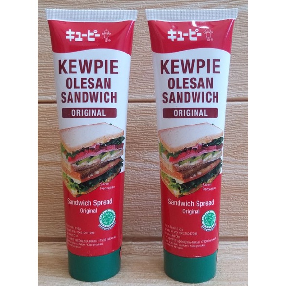 ✔MURAH Kewpie Olesan Sandwich Original 150gr Halal / Saos Sandwich