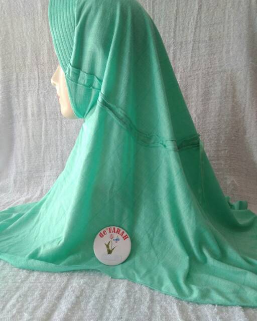 Kerudung instant RABBANI model Innova CLX (serut samping) ukuran M  dijamin ORI 100% Warna warni. Ji
