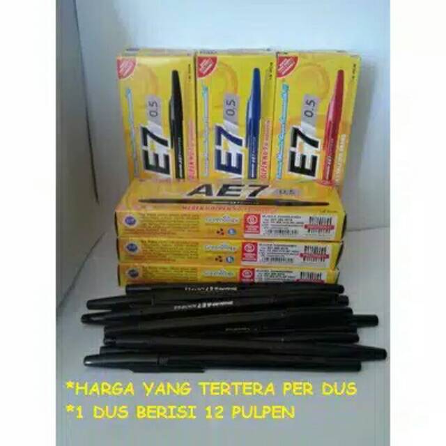 

pulpen standart ae7 isi 12 pcs