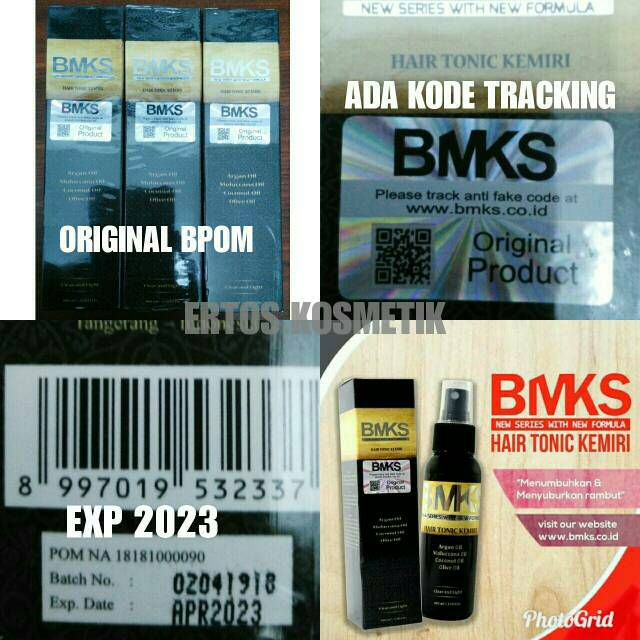 BMKS HAIR TONIC KEMIRI ORIGINAL MENUMBUHKAN &amp; MENYUBURKAN RAMBUT