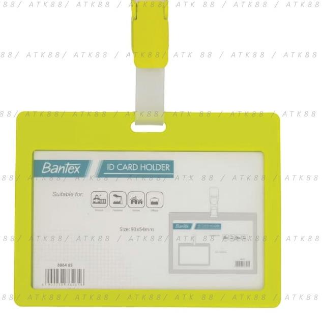 

♨ Bantex ID Card Holder With Clip 90x54mm Landscape #8864 ♞
