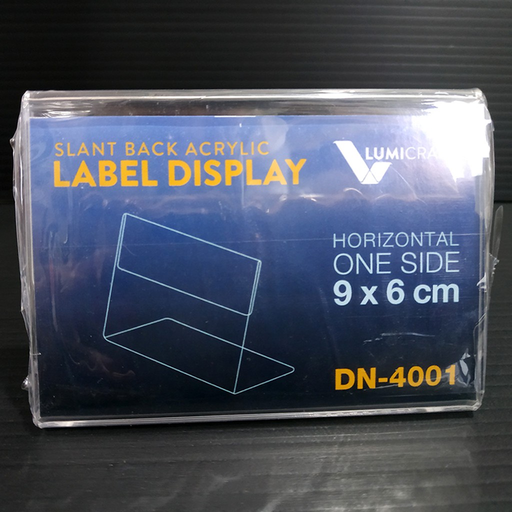 

Tokotab - Display Number Acrylic LUMICRAFT DN-4001 Uk 9x6cm